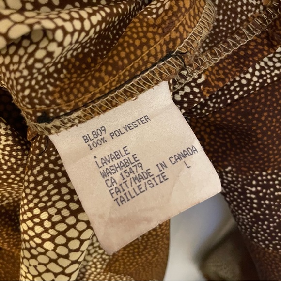 Vintage Women’s 80s button down blouse - Picture 4 of 4